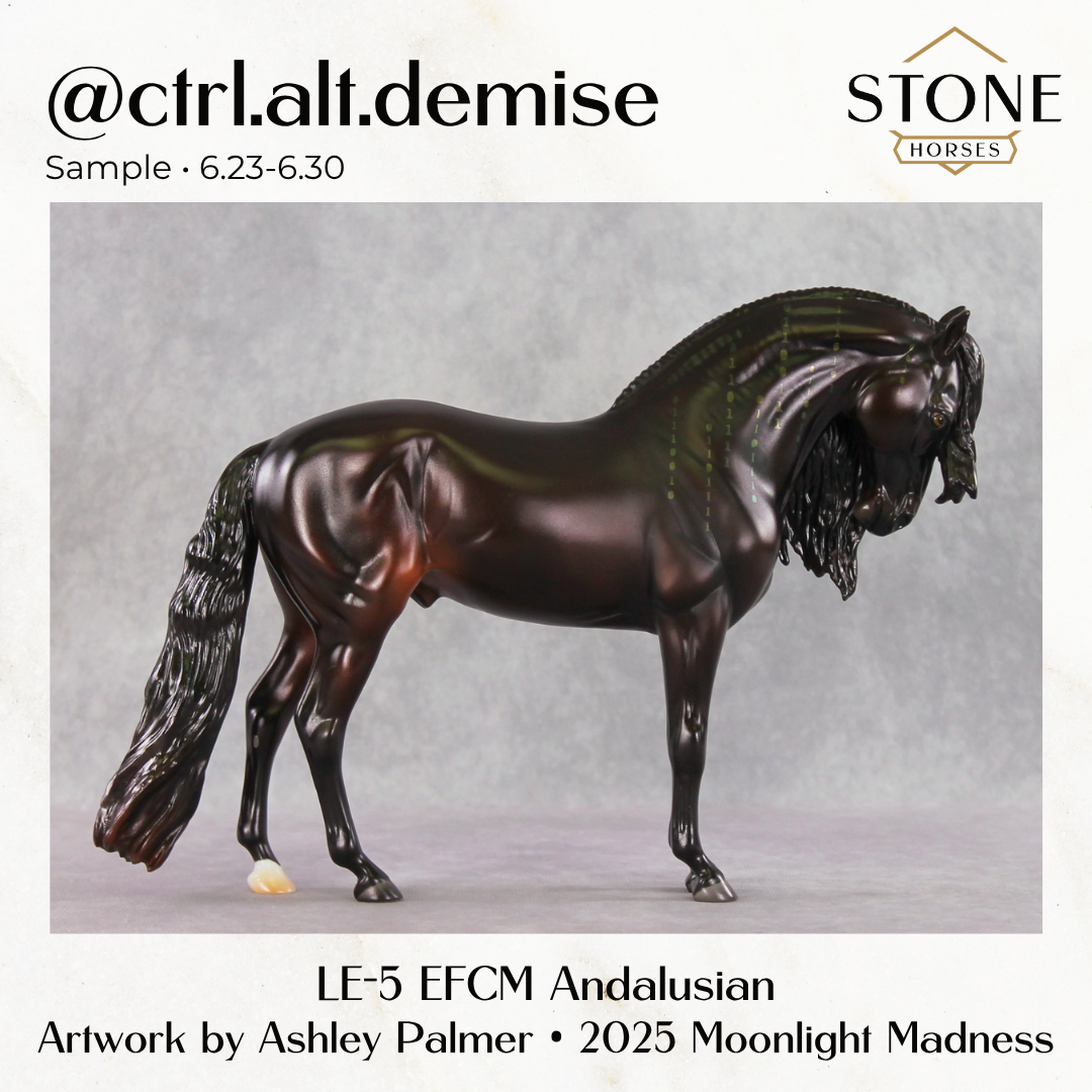 SAMPLE @ctrl.alt.demise LE-5 EFCM Andalusian by Ashley Palmer &amp; Melanie Miller SS0626