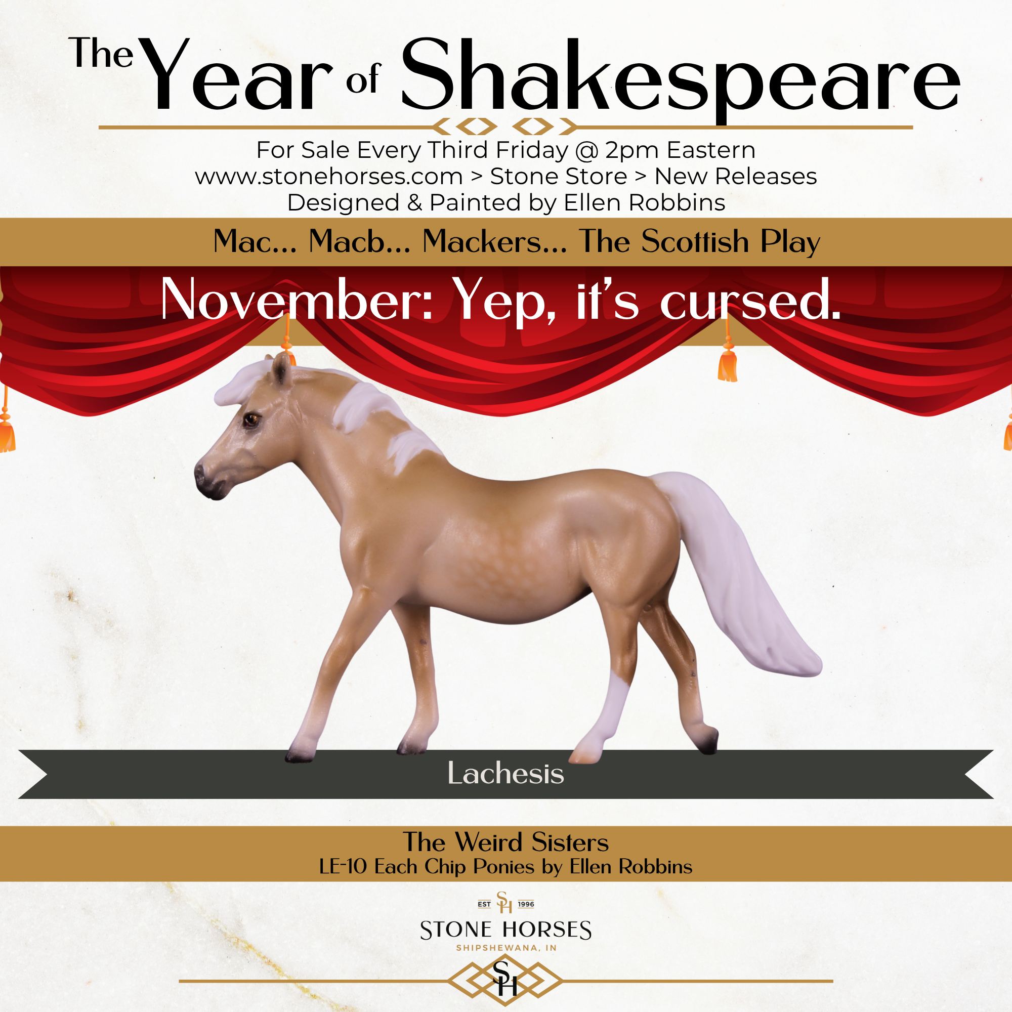 Lachesis LE-10 Chip Pony by Ellen Robbins CL25