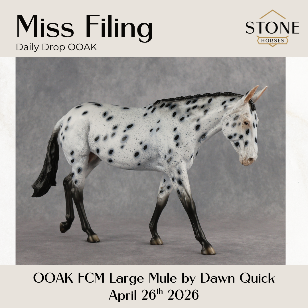 Miss Filing OOAK FCM Large Mule by Dawn Quick DDOOAKs26