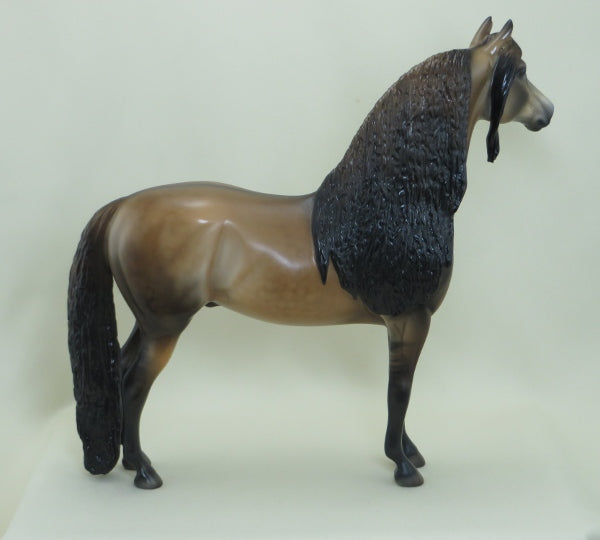 I&#39;M THE BOSS - OOAK Dapple Sooty Dun Morgan with Long Mane 4/15