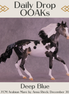 Deep Blue OOAK FCM Arabian Mare by Anna Rieck DDOOAKs25