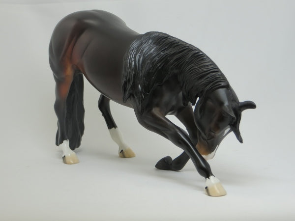 ADAD ("ANOTHER DAY ANOTHER DOLLAR") - OOAK Dapple Dark Bay Bowing Performance Horse - 2/15