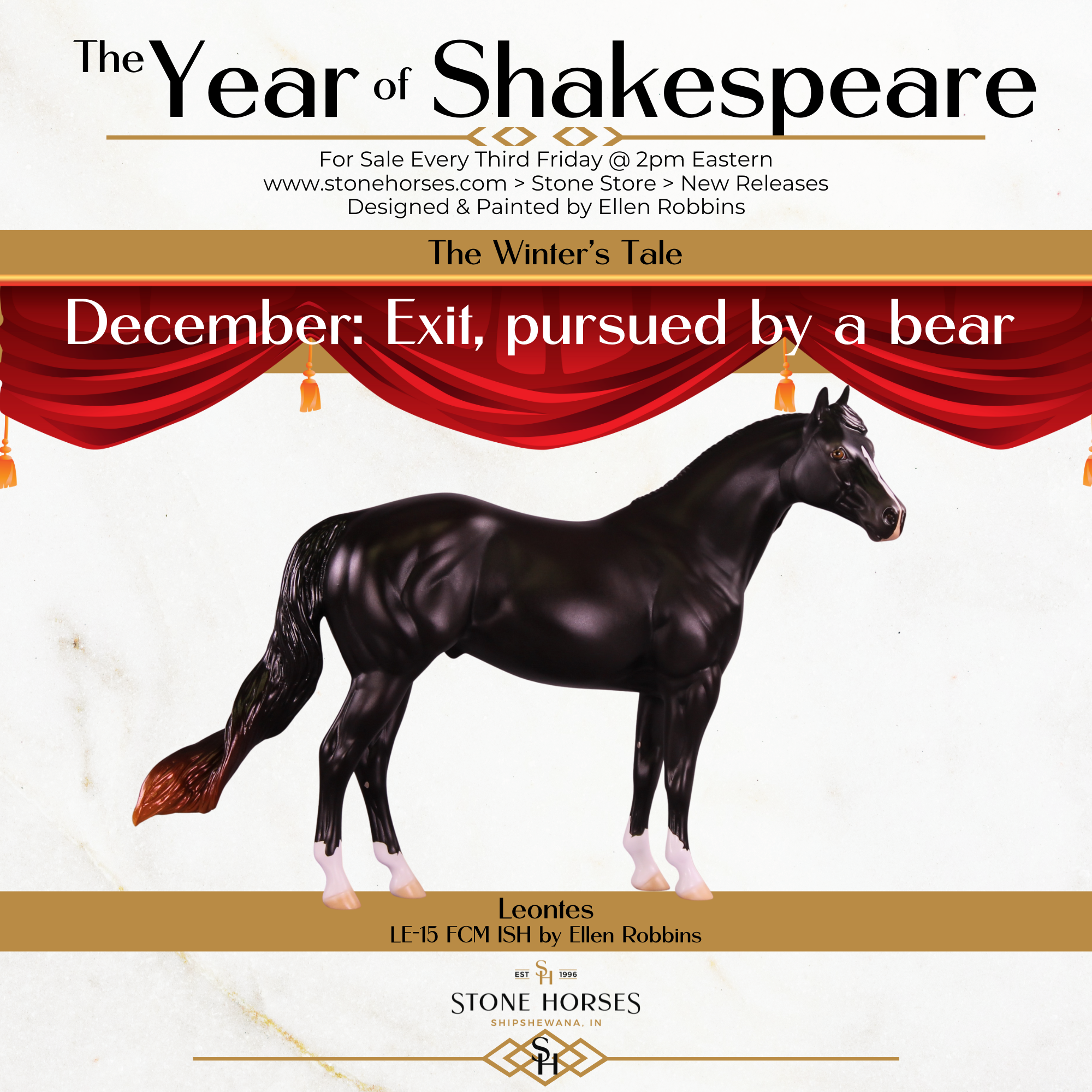 Leontes LE-15 FCM Ideal Stock Horse by Ellen Robbins CL25