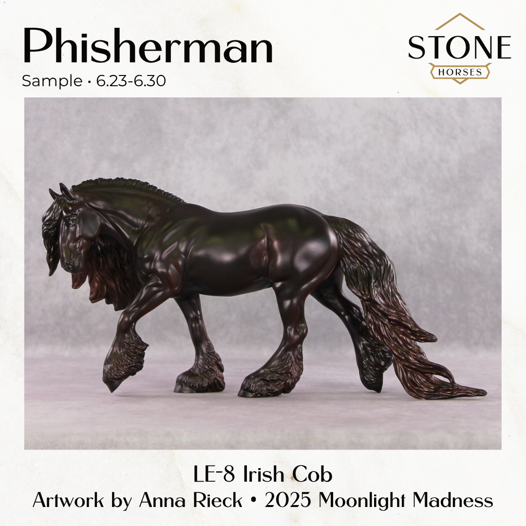SAMPLE Phisherman LE-8 Irish Cob by Anna Rieck SS0626