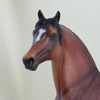 BERRI O - OOAK Dapple Bay Morgan Model Horse with Listening Ear - 4/15