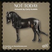 Not Today OOAK EFCM Andalusian by Carly Kudalis MM26