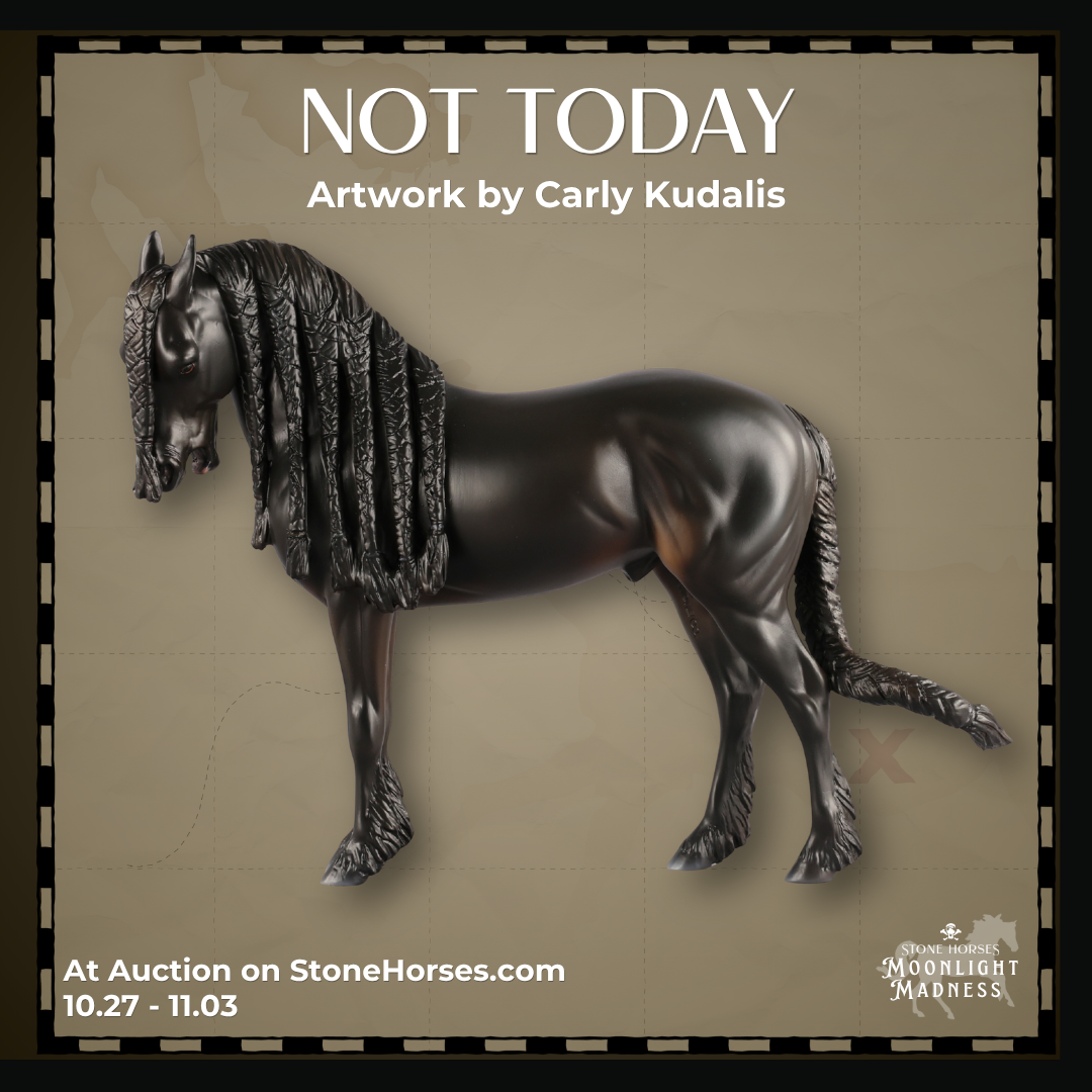 Not Today OOAK EFCM Andalusian by Carly Kudalis MM26