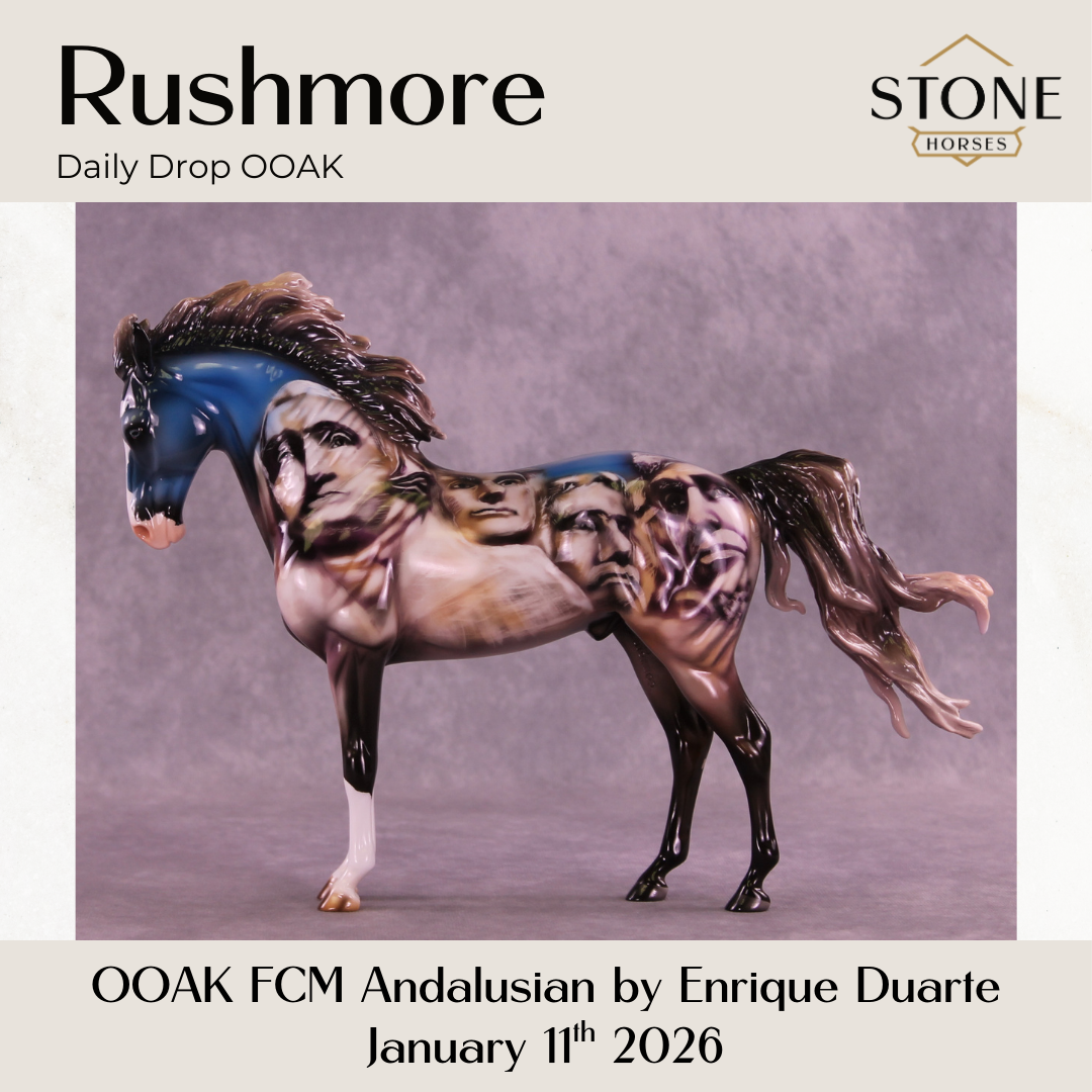 Rushmore OOAK FCM Andalusian by Enrique Duarte DDOOAKs26