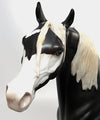 BLACK JACK-OOAK BLACK ARABIAN MODEL HORSE 8/2