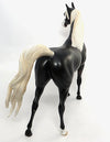 BLACK JACK-OOAK BLACK ARABIAN MODEL HORSE 8/2
