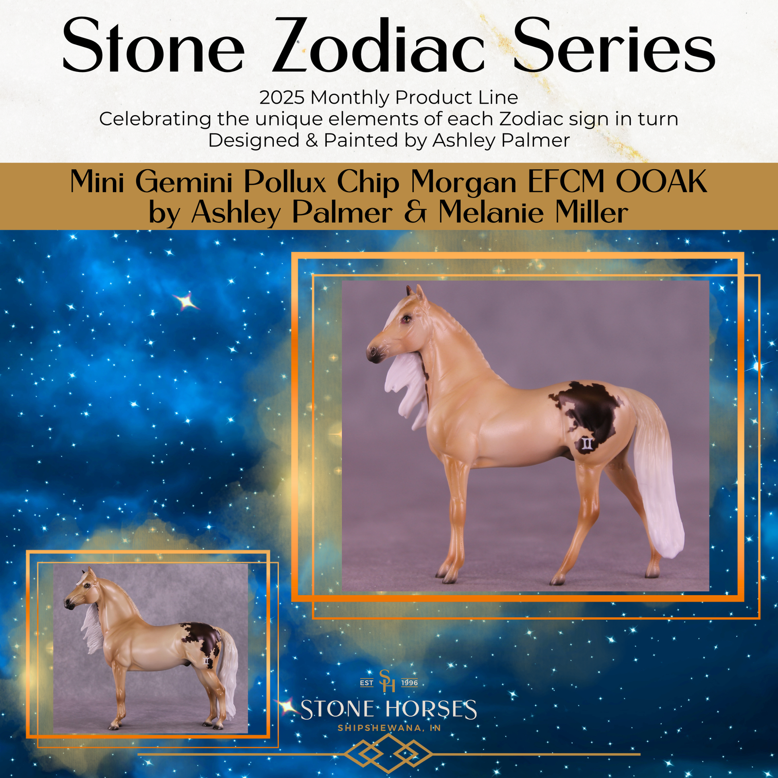 Mini Pollux OOAK EFCM Chip Morgan by Ashley Palmer & Melanie Miller SCD26