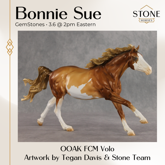 Bonnie Sue OOAK FCM Volo by Tegan Davis & The Stone Horses Team GS26