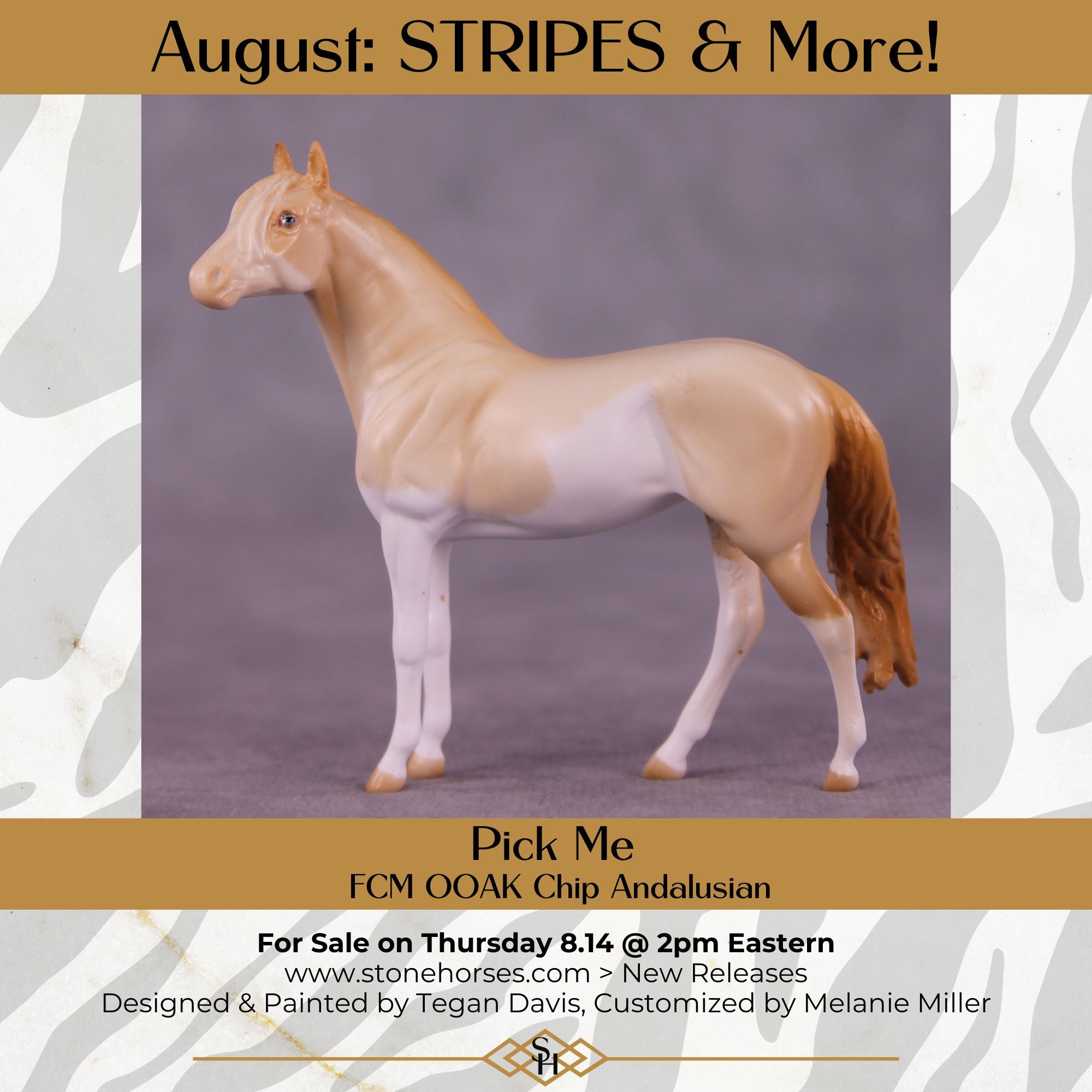 Pick Me OOAK FCM Chip Andalusian by Tegan Davis GS825