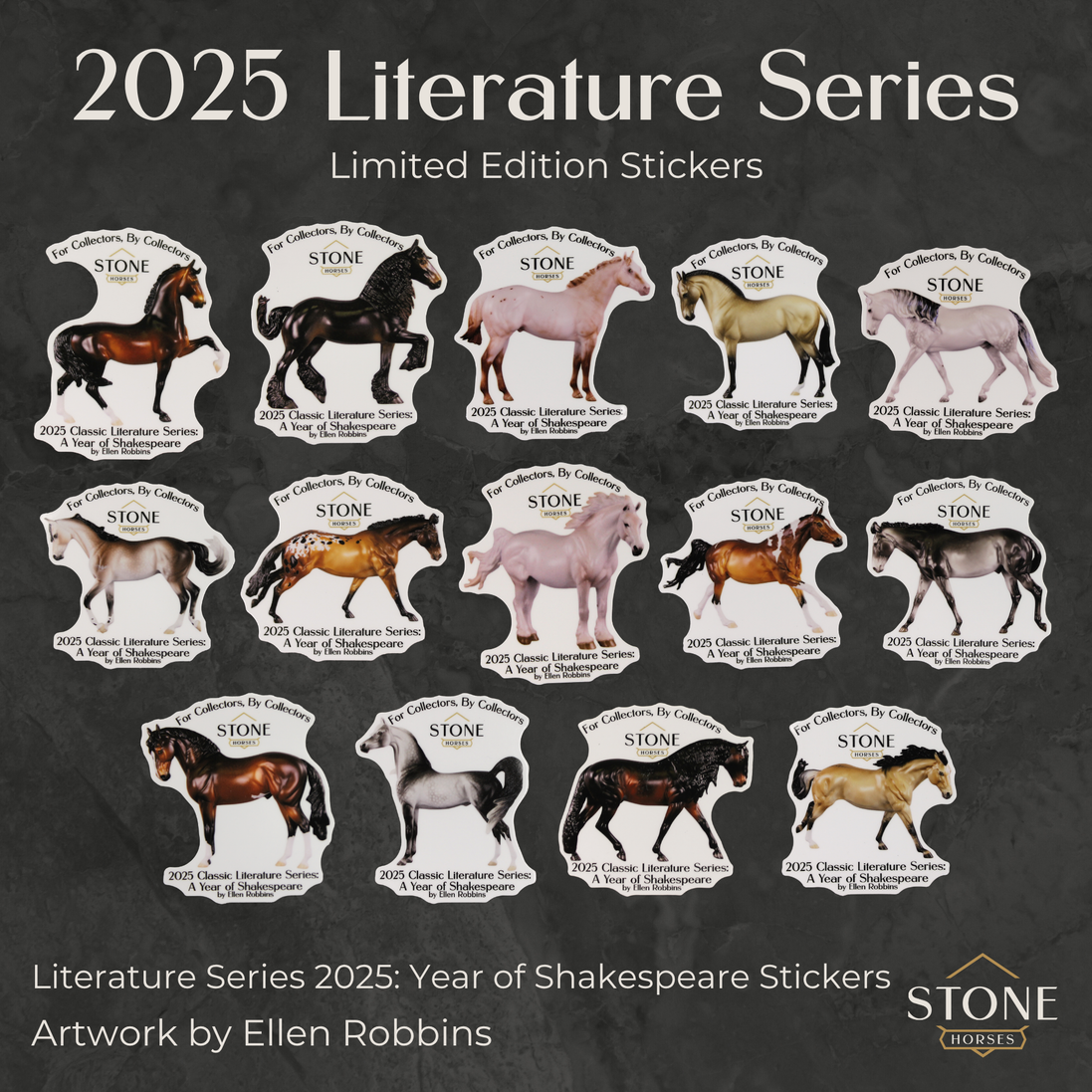 Literature: Year of Shakespeare Stickers - Limited Edition