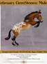 "Jumpin Jack Purdy" OOAK EFCM Jumping Pebble Mule By Tiffany Purdy - GemStone Series