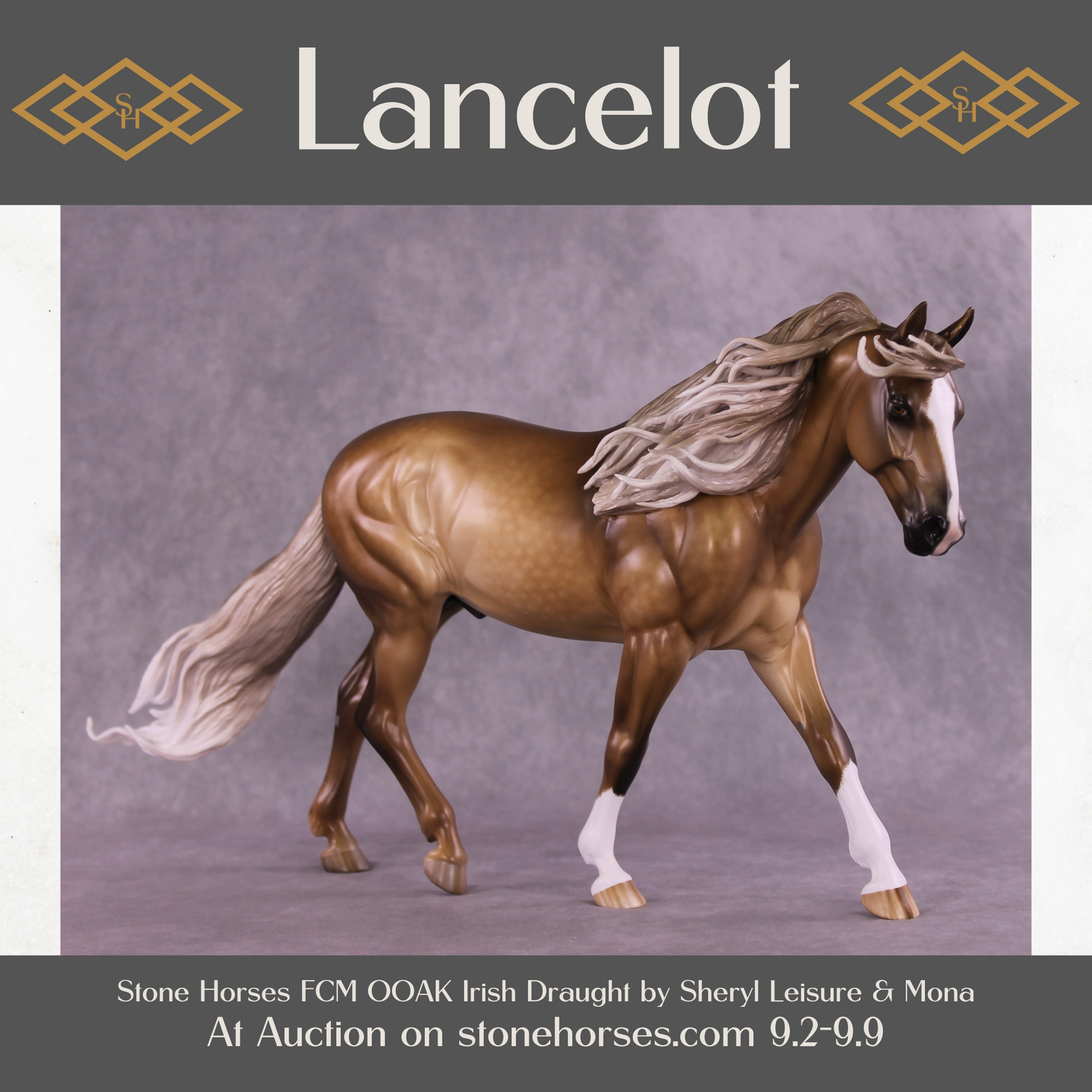 Lancelot OOAK FCM Irish Draught by Sheryl Leisure Best Offer 9/9/2025
