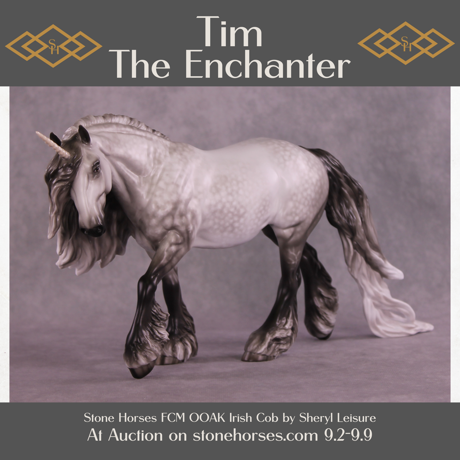 Tim the Enchanter OOAK FCM Irish Cob by Sheryl Leisure Best Offer 9/9/2025