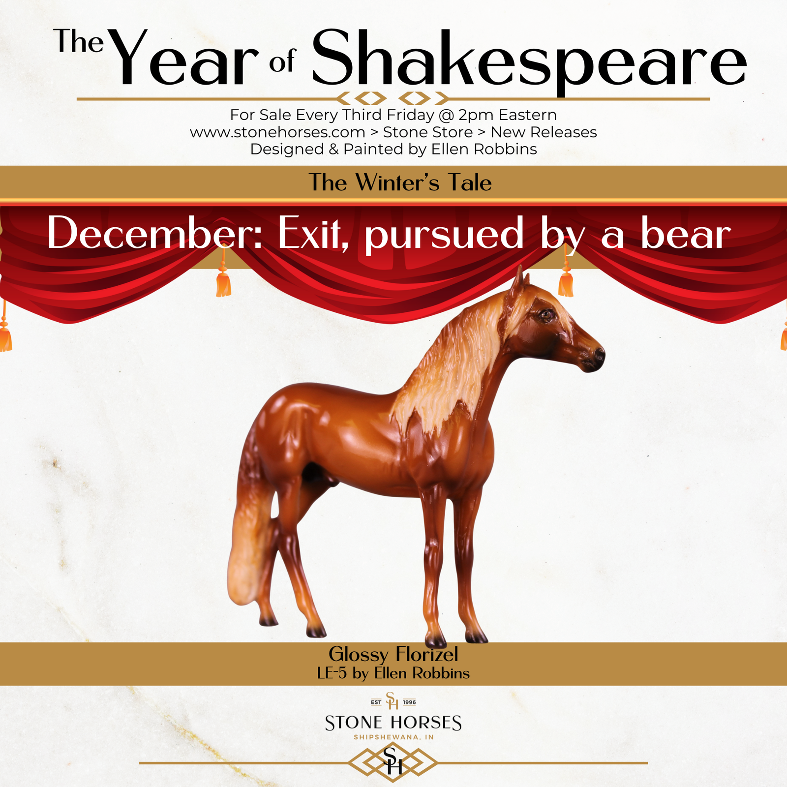 Glossy Florizel LE-5 Chip Andalusian by Ellen Robbins CL25