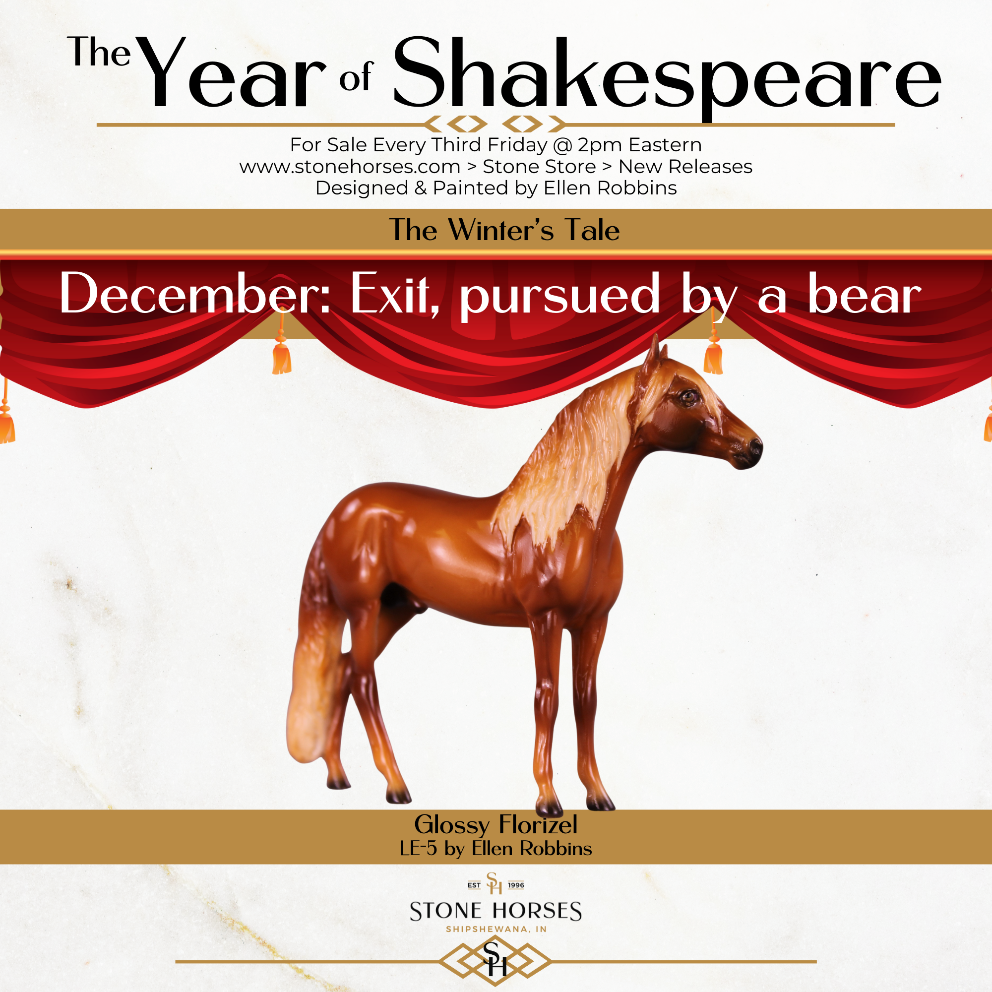 Glossy Florizel LE-5 Chip Andalusian by Ellen Robbins CL25