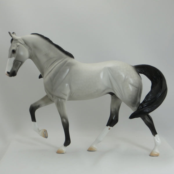 WILLOW TREE - OOAK Dapple Gray Tennessee Walker Model Horse - 5/15