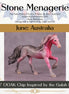 "Bindi" OOAK Friesian Chip by Jess Hamill MS25