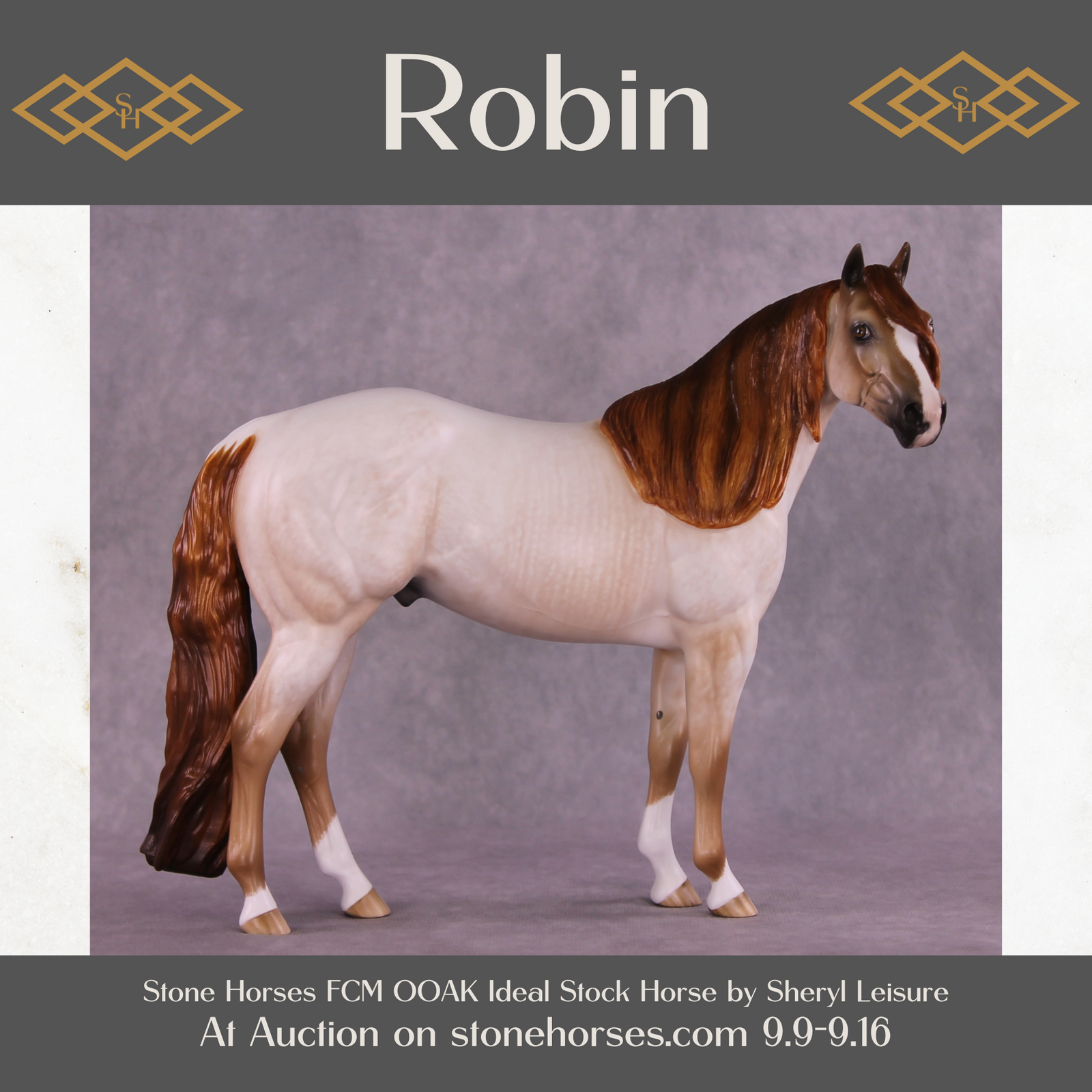 Robin OOAK FCM Ideal Stock Horse by Sheryl Leisure Best Offer 9/16/2025