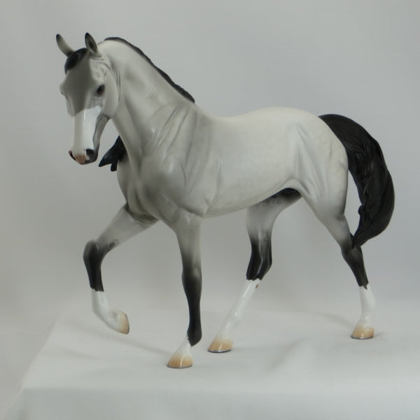 WILLOW TREE - OOAK Dapple Gray Tennessee Walker Model Horse - 5/15