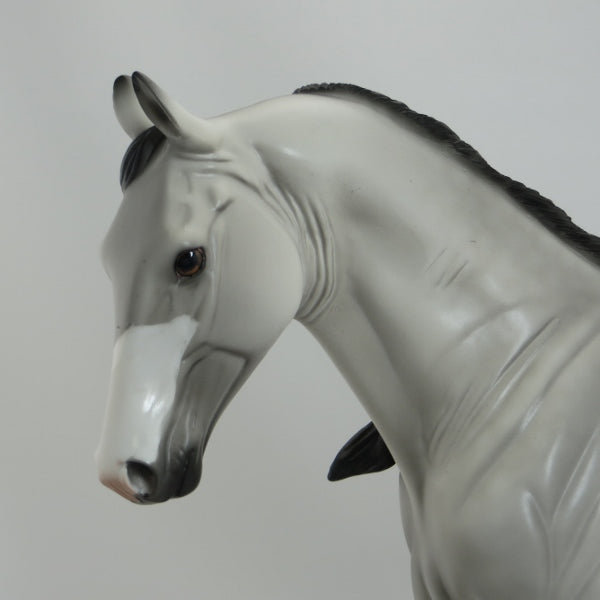 WILLOW TREE - OOAK Dapple Gray Tennessee Walker Model Horse - 5/15