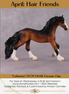 "Catharina" OOAK EFCM Friesian Chip By Kristen Cermele - April GemStones Series