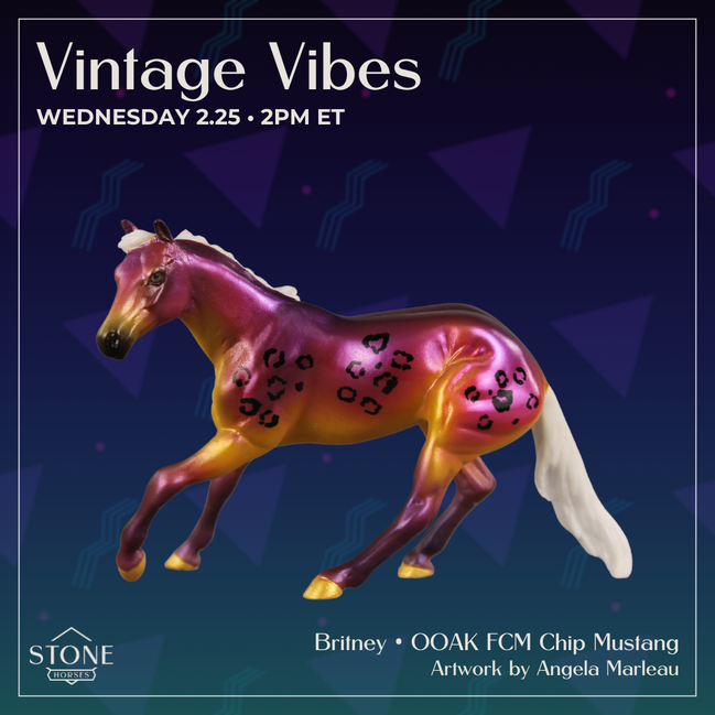 Britney OOAK Chip Cutting Horse by Angela Marleau VTV26