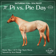 Home Slice LE-5 Chip Stock Horse by Jess Hamill SCD26