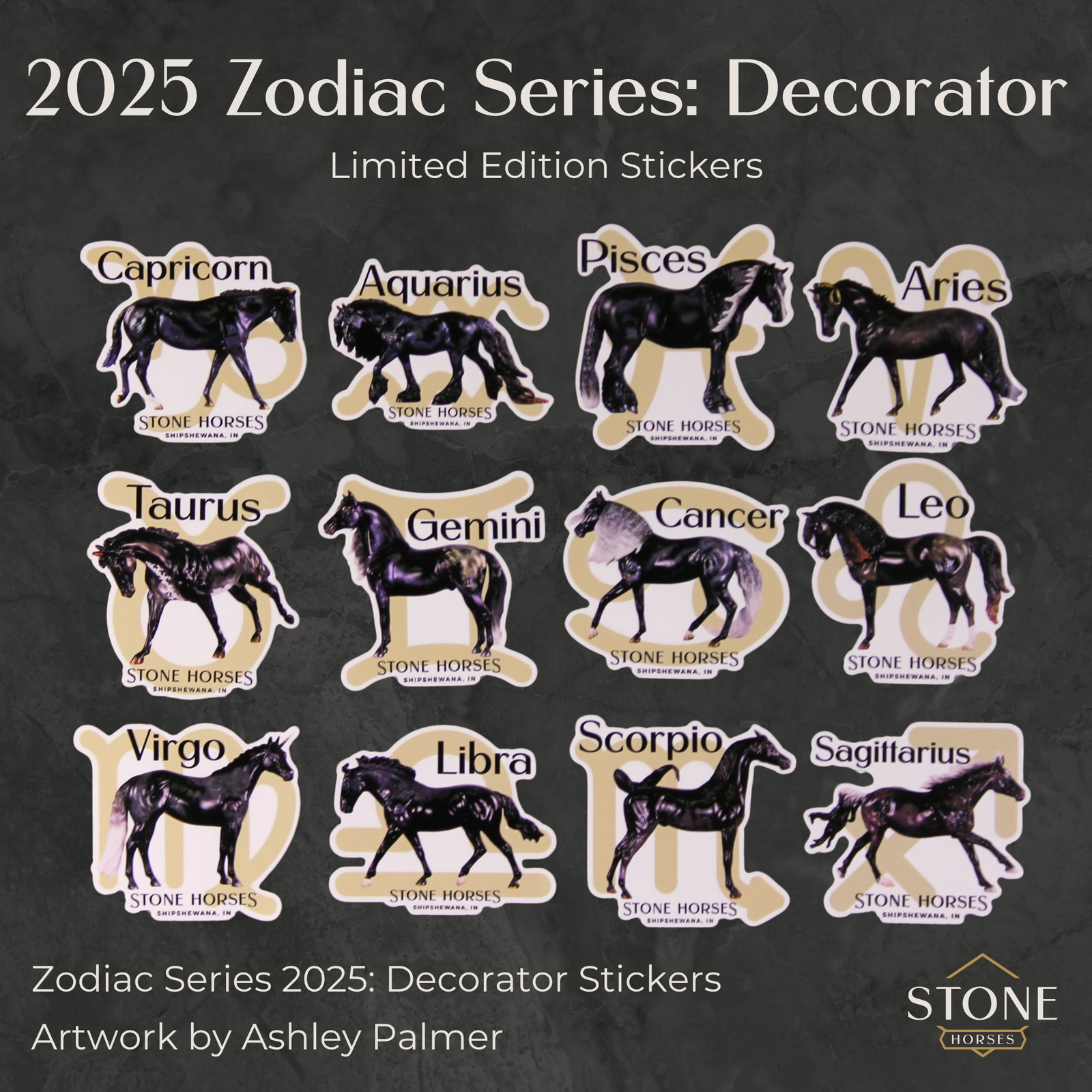 Zodiac Decorator Stickers - Limited Edition