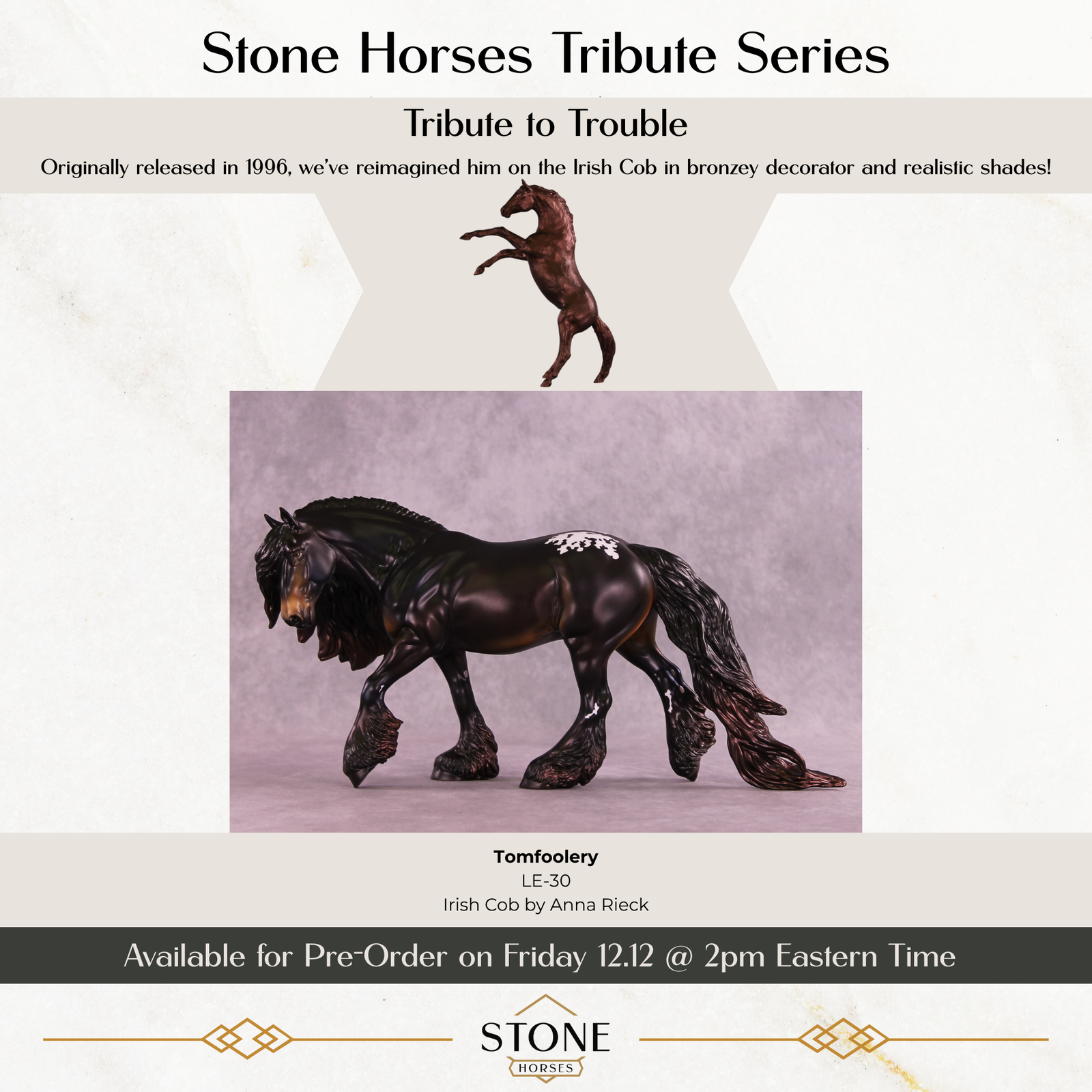 Pre-Order Tomfoolery LE-30 Irish Cob by Anna Rieck TS25