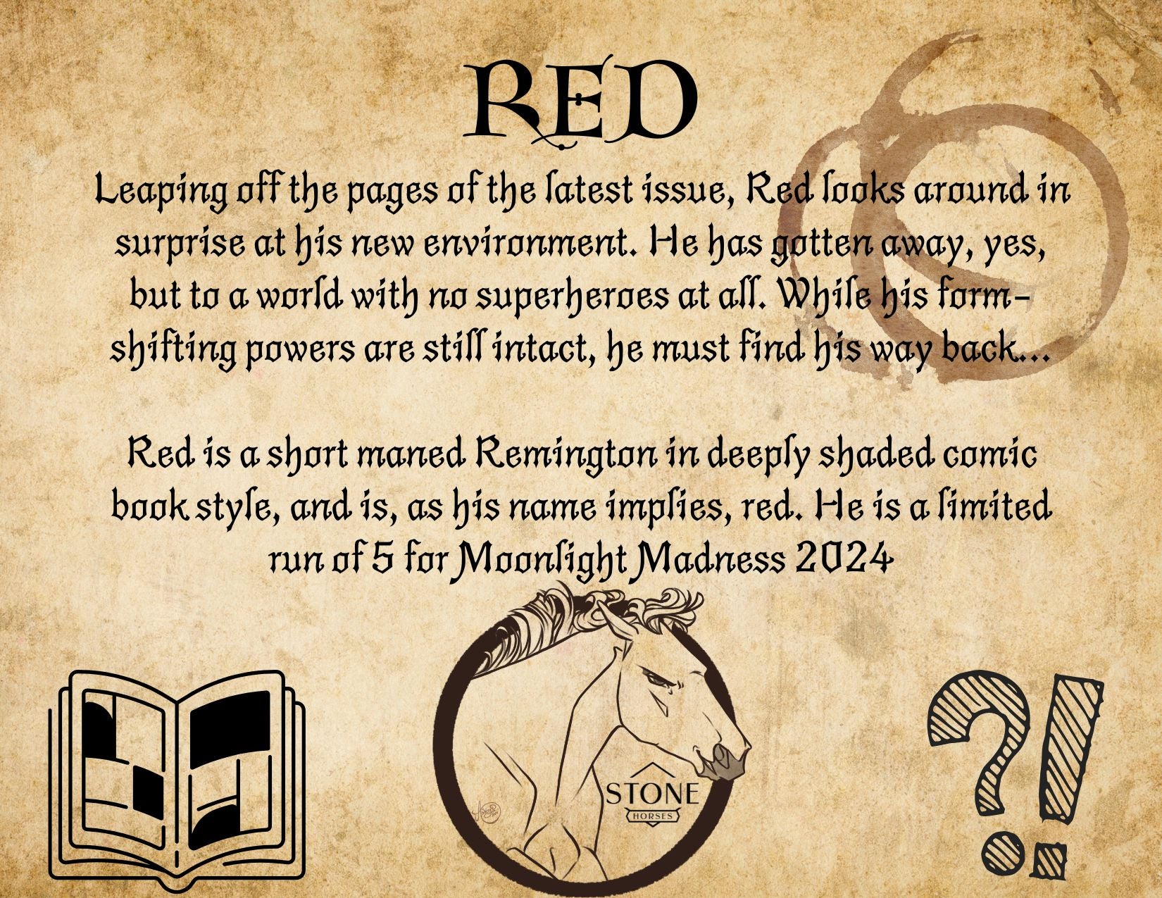 Red LE 5 Red Deco with Muscle Highlighting Remington By Dawn Quick MM24 Run