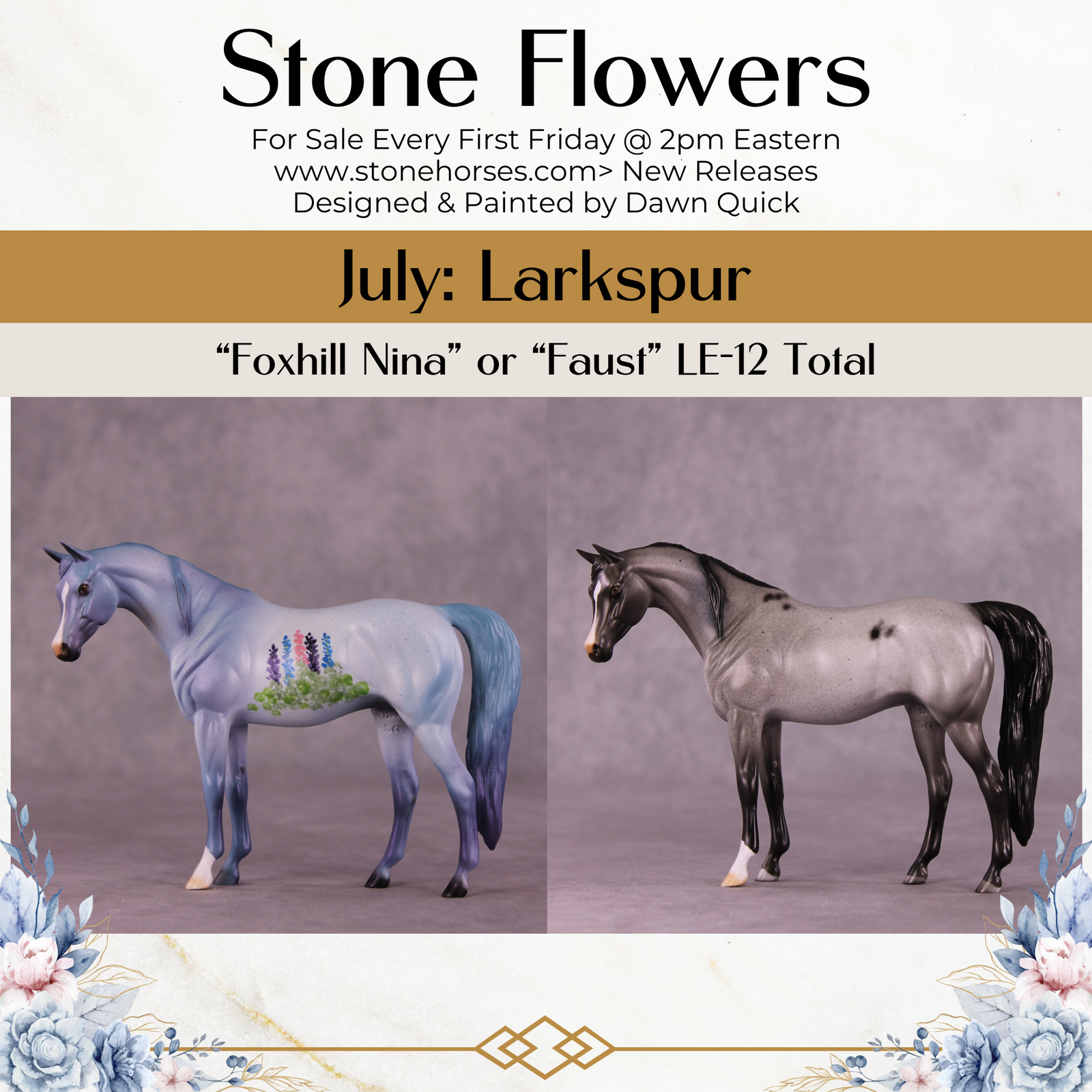 Foxhill Nina or Faust LE-12 Pebble Arabian By Dawn Quick FS25