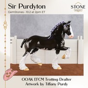 Sir Purdyton OOAK EFCM Trotting Drafter by Tiffany Purdy GS26