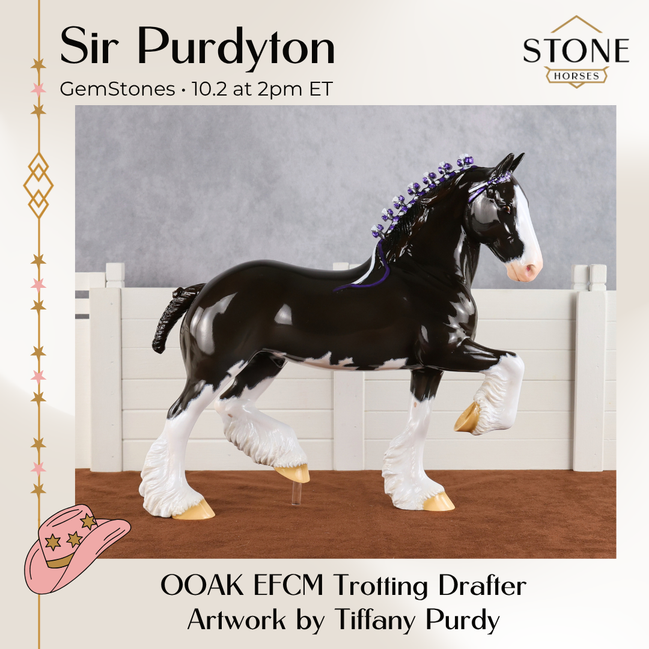 Sir Purdyton OOAK EFCM Trotting Drafter by Tiffany Purdy GS26