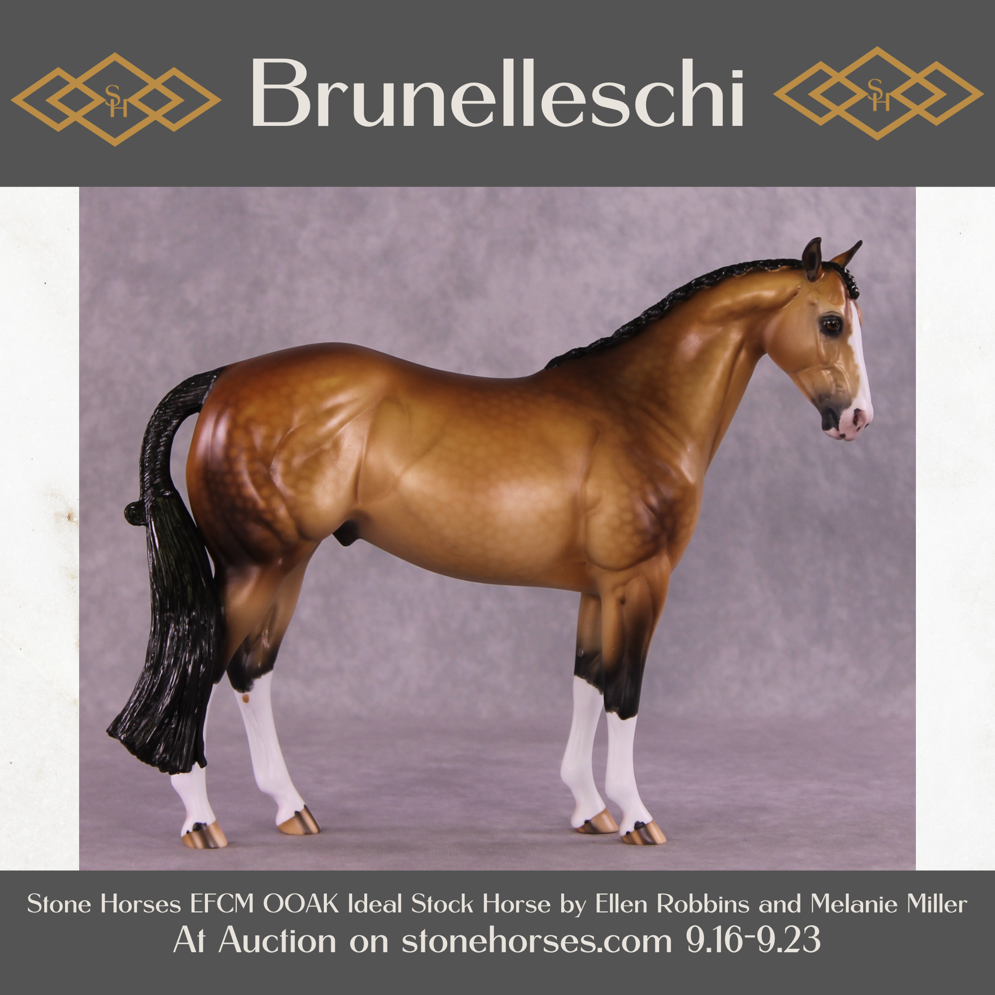 Brunelleschi OOAK EFCM Ideal Stock Horse by Ellen Robbins Best Offer 9/23/2025