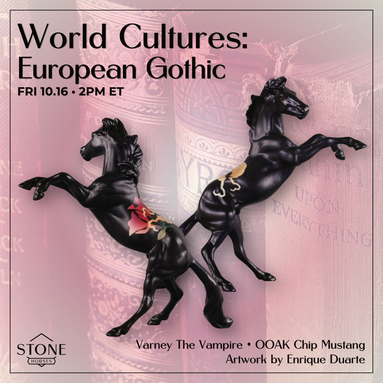 Varney The Vampire OOAK Chip Mustang by Enrique Duarte WC26