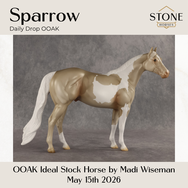Sparrow OOAK Ideal Stock Horse by Madi Wiseman DDOOAKs26