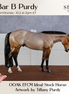 Bar B Purdy OOAK EFCM Ideal Stock Horse by Tiffany Purdy GS26