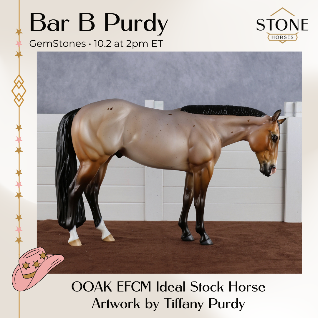 Bar B Purdy OOAK EFCM Ideal Stock Horse by Tiffany Purdy GS26