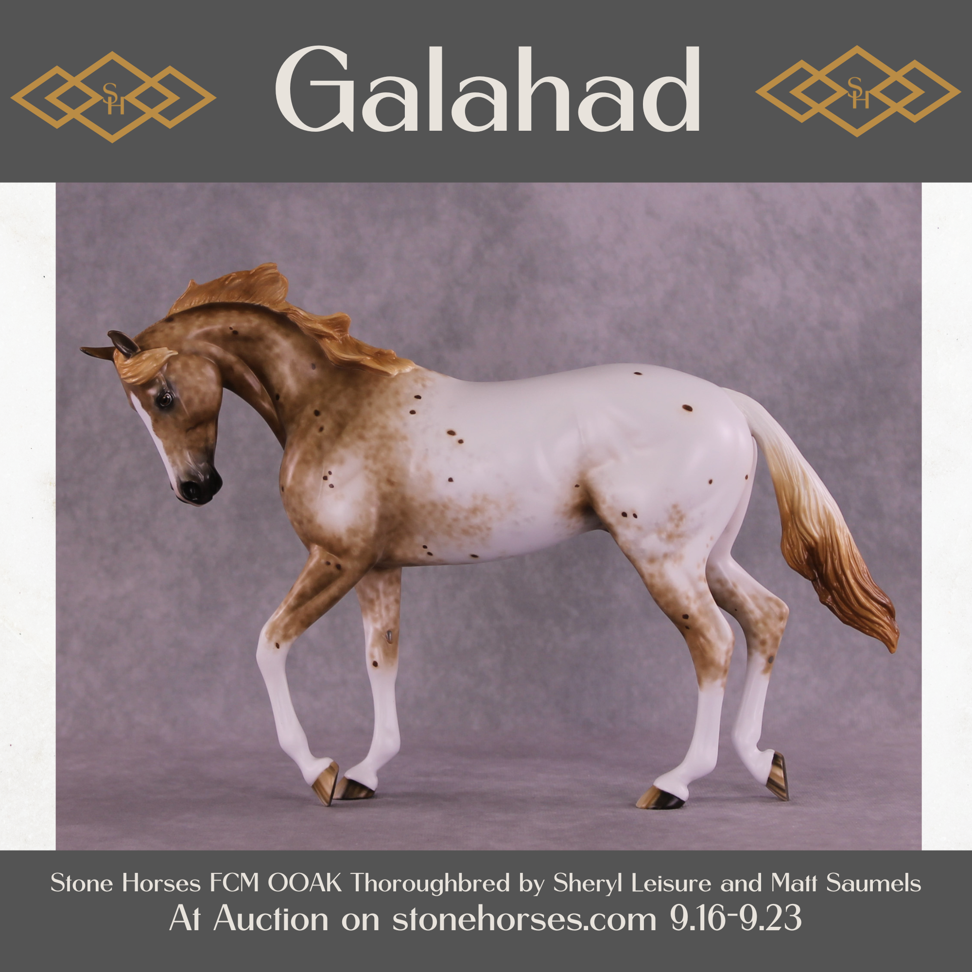 Galahad OOAK FCM Thoroughbred by Sheryl Leisure Best Offer 9/23/2025
