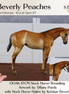 Beverly Peaches OOAK EFCM Stock Horse Weanling by Tiffany Purdy GS26