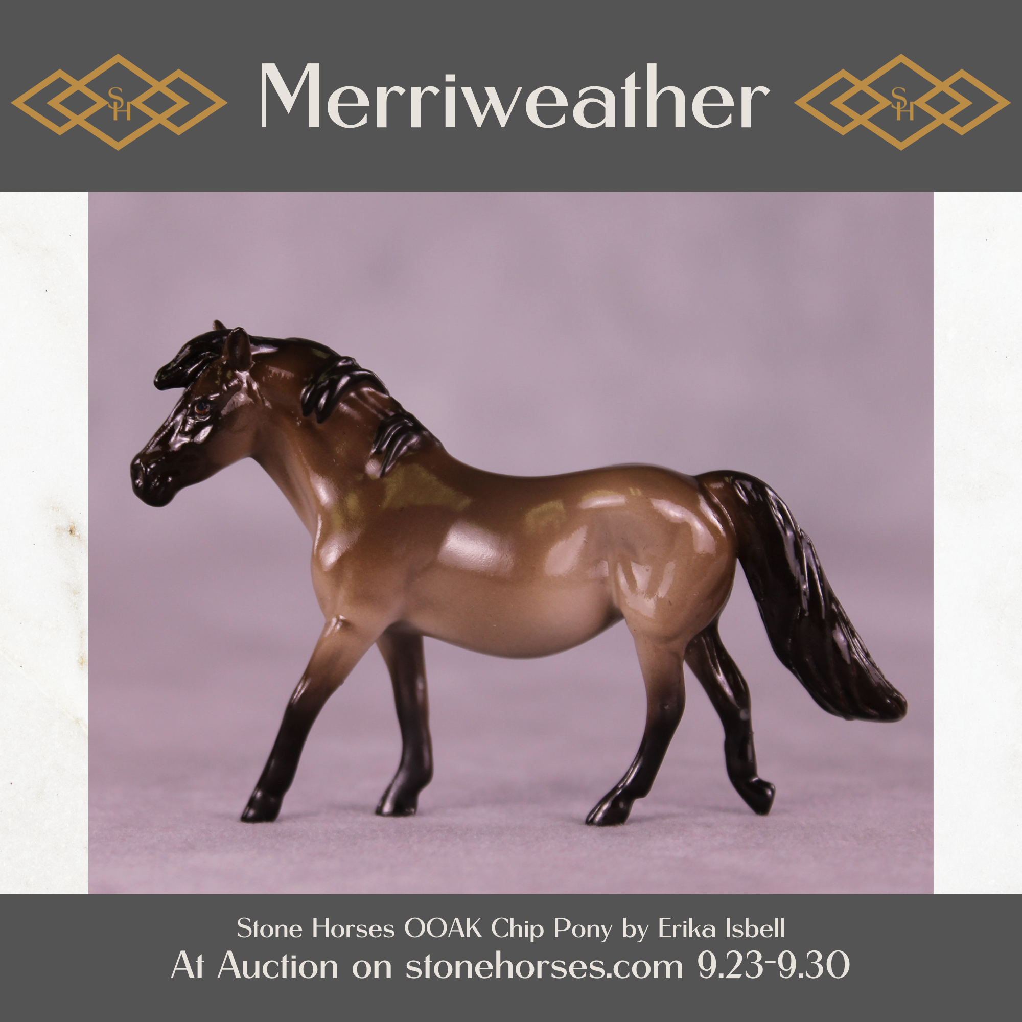 Merriweather OOAK Chip Pony by Erika Isbell SS925