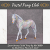 Pastel Pony Club OOAK Deco Pastel Rainbow Gold Snowflake Pony By Mel Miller Best Offers 12/10/24