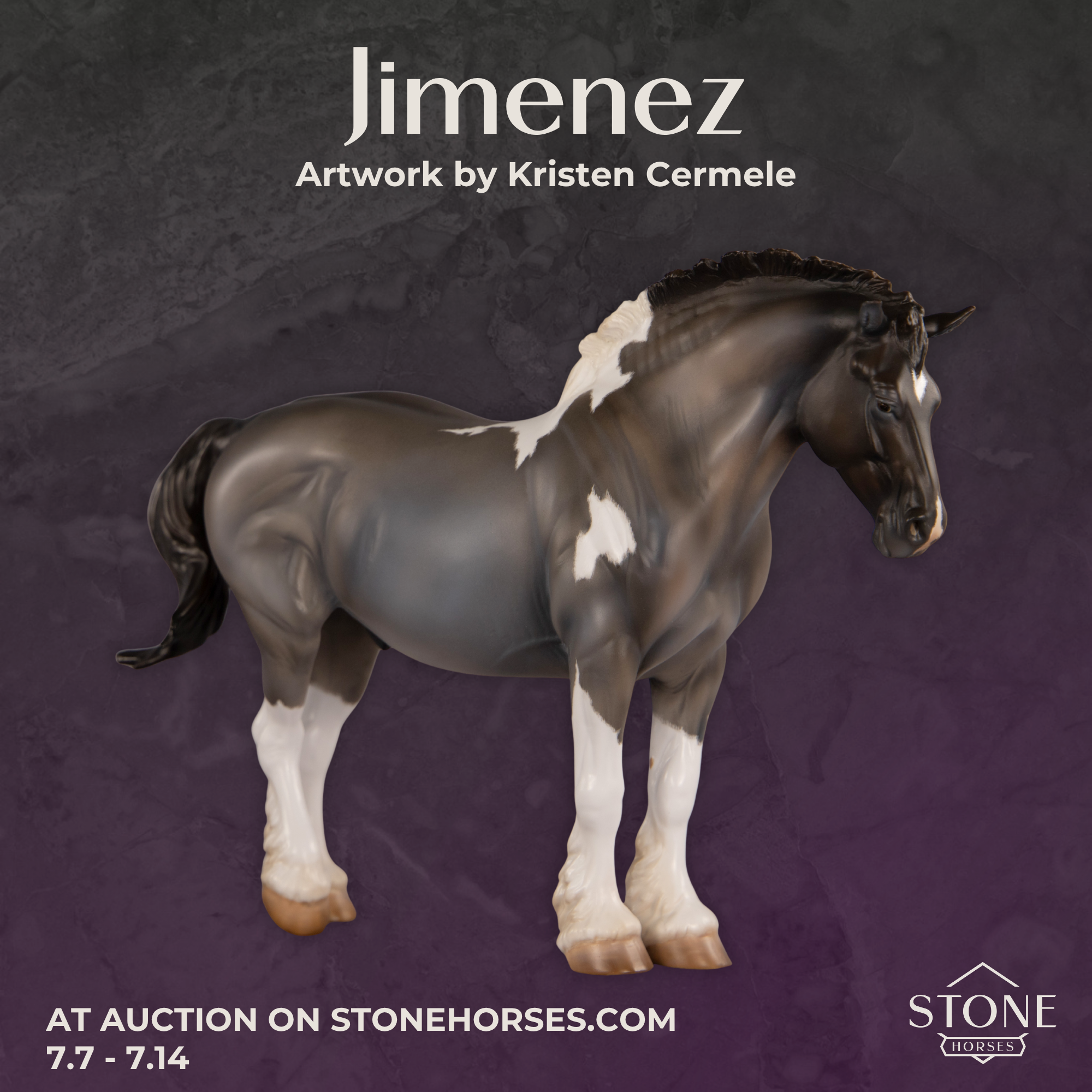 Jimenez OOAK EFCM Bunny by Kristen Cermele EQ26