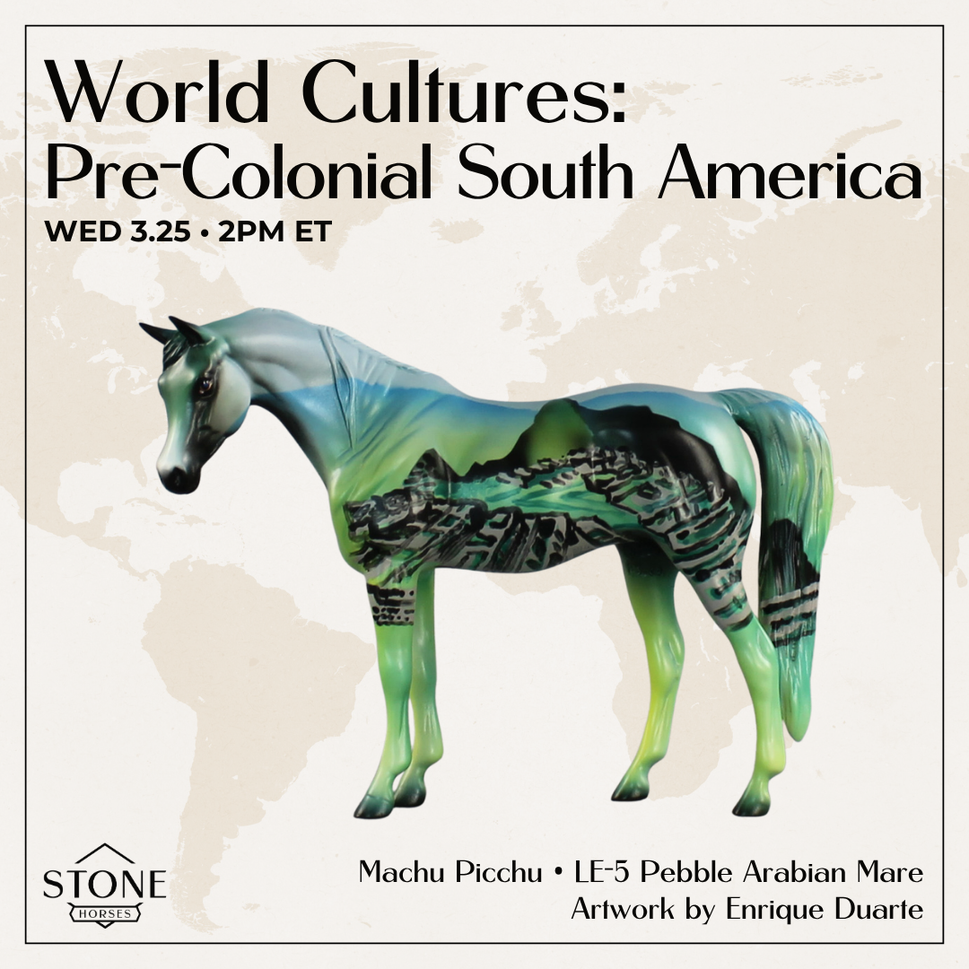 Machu Picchu LE-5 Pebble Arabian by Enrique Duarte WC26