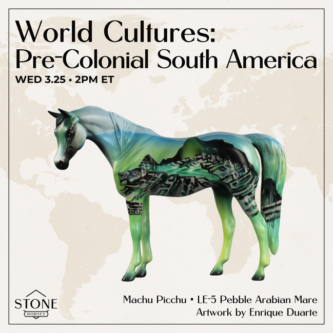 Machu Picchu LE-5 Pebble Arabian by Enrique Duarte WC26