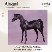 Abigail OOAK FCM Chip Arabian by Kristen Cermele GS26